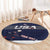 Custom USA Ice Hockey Round Carpet Go Champions