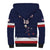 Custom USA Ice Hockey Sherpa Hoodie Go Champions