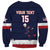 Custom USA Ice Hockey Sweatshirt Go Champions