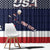 Custom USA Ice Hockey Window Curtain Go Champions