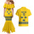 Custom Sweden Ice Hockey Couples Matching Mermaid Dress and Hawaiian Shirt Go Tre Kronor