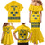 Custom Sweden Ice Hockey Family Matching Mermaid Dress and Hawaiian Shirt Go Tre Kronor