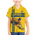 Custom Sweden Ice Hockey Family Matching Mermaid Dress and Hawaiian Shirt Go Tre Kronor