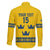 Custom Sweden Ice Hockey Family Matching Off The Shoulder Long Sleeve Dress and Hawaiian Shirt Go Tre Kronor