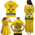 Custom Sweden Ice Hockey Family Matching Puletasi and Hawaiian Shirt Go Tre Kronor