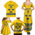 Custom Sweden Ice Hockey Family Matching Summer Maxi Dress and Hawaiian Shirt Go Tre Kronor