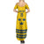 Custom Sweden Ice Hockey Family Matching Summer Maxi Dress and Hawaiian Shirt Go Tre Kronor