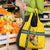 Custom Sweden Ice Hockey Grocery Bag Go Tre Kronor