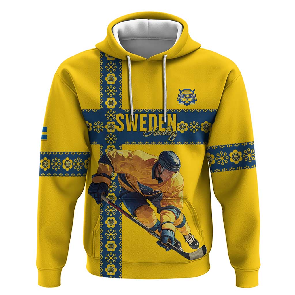 Custom Sweden Ice Hockey Hoodie Go Tre Kronor