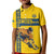 Custom Sweden Ice Hockey Kid Polo Shirt Go Tre Kronor