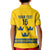 Custom Sweden Ice Hockey Kid Polo Shirt Go Tre Kronor