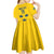 Custom Sweden Ice Hockey Kid Short Sleeve Dress Go Tre Kronor