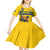 Custom Sweden Ice Hockey Kid Short Sleeve Dress Go Tre Kronor