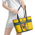 Custom Sweden Ice Hockey Leather Tote Bag Go Tre Kronor