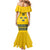 Custom Sweden Ice Hockey Mermaid Dress Go Tre Kronor