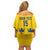 Custom Sweden Ice Hockey Off Shoulder Short Dress Go Tre Kronor