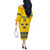 Custom Sweden Ice Hockey Off The Shoulder Long Sleeve Dress Go Tre Kronor