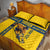 Custom Sweden Ice Hockey Quilt Bed Set Go Tre Kronor