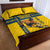 Custom Sweden Ice Hockey Quilt Bed Set Go Tre Kronor