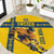 Custom Sweden Ice Hockey Round Carpet Go Tre Kronor