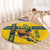 Custom Sweden Ice Hockey Round Carpet Go Tre Kronor