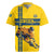 Custom Sweden Ice Hockey Rugby Jersey Go Tre Kronor