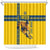 Custom Sweden Ice Hockey Shower Curtain Go Tre Kronor