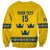 Custom Sweden Ice Hockey Sweatshirt Go Tre Kronor