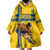 Custom Sweden Ice Hockey Wearable Blanket Hoodie Go Tre Kronor