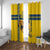 Custom Sweden Ice Hockey Window Curtain Go Tre Kronor