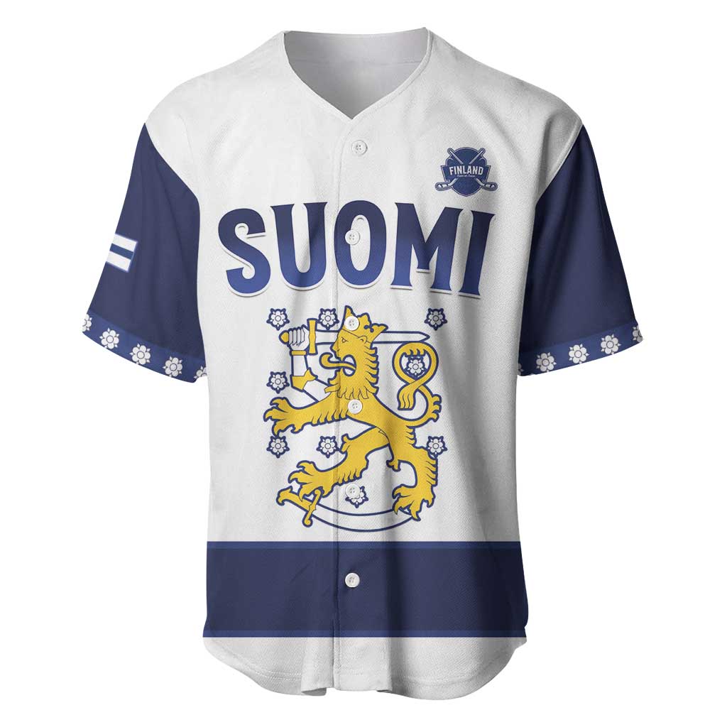 Custom Finland Ice Hockey Baseball Jersey Go Suomi Go