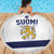 Finland Ice Hockey Beach Blanket Go Suomi Go