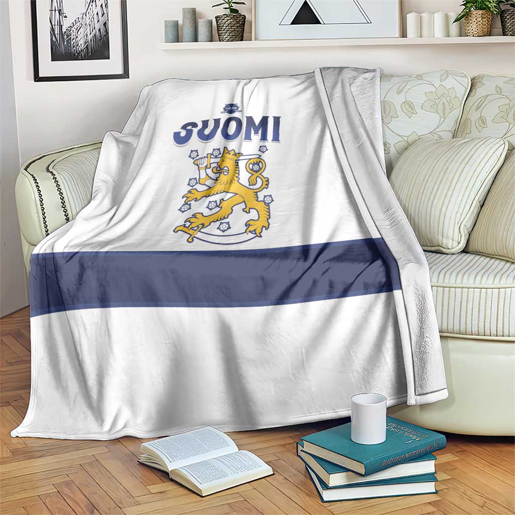 Finland Ice Hockey Blanket Go Suomi Go