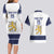 Custom Finland Ice Hockey Couples Matching Long Sleeve Bodycon Dress and Hawaiian Shirt Go Suomi Go