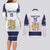 Custom Finland Ice Hockey Couples Matching Long Sleeve Bodycon Dress and Long Sleeve Button Shirt Go Suomi Go