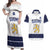 Custom Finland Ice Hockey Couples Matching Off Shoulder Maxi Dress and Hawaiian Shirt Go Suomi Go