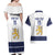 Custom Finland Ice Hockey Couples Matching Off Shoulder Maxi Dress and Hawaiian Shirt Go Suomi Go