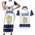 Custom Finland Ice Hockey Couples Matching Short Sleeve Bodycon Dress and Hawaiian Shirt Go Suomi Go