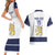 Custom Finland Ice Hockey Couples Matching Short Sleeve Bodycon Dress and Hawaiian Shirt Go Suomi Go