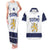 Custom Finland Ice Hockey Couples Matching Tank Maxi Dress and Hawaiian Shirt Go Suomi Go