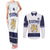 Custom Finland Ice Hockey Couples Matching Tank Maxi Dress and Long Sleeve Button Shirt Go Suomi Go