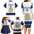 Custom Finland Ice Hockey Family Matching Long Sleeve Bodycon Dress and Hawaiian Shirt Go Suomi Go