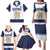 Custom Finland Ice Hockey Family Matching Puletasi and Hawaiian Shirt Go Suomi Go