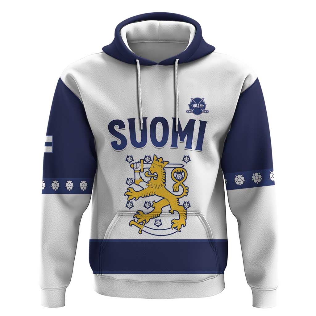 Custom Finland Ice Hockey Hoodie Go Suomi Go