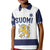 Custom Finland Ice Hockey Kid Polo Shirt Go Suomi Go