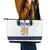 Finland Ice Hockey Leather Tote Bag Go Suomi Go