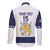 Custom Finland Ice Hockey Long Sleeve Button Shirt Go Suomi Go