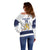 Custom Finland Ice Hockey Off Shoulder Sweater Go Suomi Go