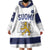 Custom Finland Ice Hockey Wearable Blanket Hoodie Go Suomi Go