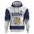 Custom Finland Ice Hockey Zip Hoodie Go Suomi Go